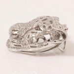 Load image into Gallery viewer, Panther Head Natural Diamond Pendan: 14k Solid Gold Hip Hop Animal Necklace, Certified Jewelry