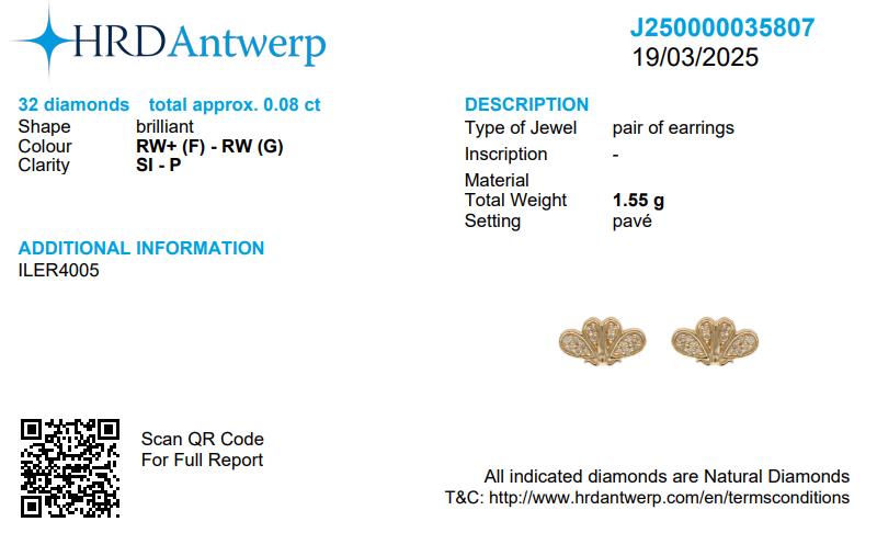 Bee Diamond Kids Earrings, 14k Solid Gold, Natural Diamonds, Insect Animal Jewelry, Gift for Toddlers/girls, Ready To Ship, HRD Certified