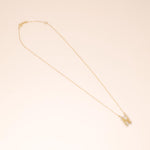 Load image into Gallery viewer, Personalized Initial Halo Diamond Necklace, 14k Solid Gold, Natural Diamonds, Custom Alphabet Pendant, Everyday Name Necklace, Ready To Ship