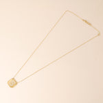 Load image into Gallery viewer, Personalized Geometric Initial Diamond Necklace, 14k Solid Gold, Natural Diamonds, Everyday Layering Pendant, Minimal Letter, Ready To Ship