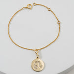 Load image into Gallery viewer, Leo Horoscope Birth Sign Charm, 14k Solid Gold, Natural Diamond, Zodiac Constellation Jewelry, Everyday Jewelry, Astrology Gift