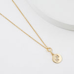 Load image into Gallery viewer, Sagittarius Horoscope Birth Sign Charm, 14k Solid Gold, Natural Diamonds, Zodiac Constellation Everyday Jewelry, Astrology Gift