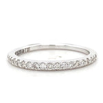 Load image into Gallery viewer, Pave Diamond Eternity Band, 14k Solid Gold, Natural Diamonds, Stackable Minimalistic Ring, Everyday Jewelry, Ready To Ship