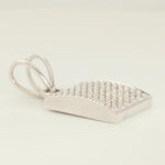 Load image into Gallery viewer, Square Diamond Pendant, 14k Solid Gold, Natural Diamonds, Stackable Everyday Adjustable Necklace, Layering Statement Jewelry, Gift for Her