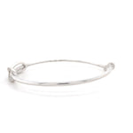 Load image into Gallery viewer, Infinity Diamond Cuff Bracelet, 14K Solid Gold, Natural Diamonds, Everyday Jewelry, Open Bangle Bracelet, Statement Jewelry, Gift for Her