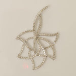 Load image into Gallery viewer, Floral Diamond Pendant, 14k Solid Gold, Natural Diamond, Openwork Chain Necklace , Stackable Leaf Pendant, Minimalist Jewelry, Gift for Her