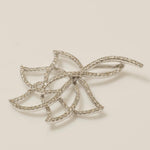 Load image into Gallery viewer, Floral Natural Diamond Openwork Pendant: 14k Solid Gold Stackable Leaf Jewellery, Minimalist Necklace, Certified Jewelry