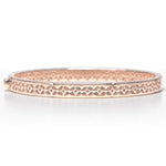 Load image into Gallery viewer, Green Enamel Natural Diamond Bangle Bracelet: 14k Solid Gold Stackable Cuff Jewellery, Certified Jewelry