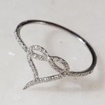 Load image into Gallery viewer, Heart Natural Diamond Proposal Ring: 14k Solid Gold Love Everyday Jewellery, Certified Jewelry