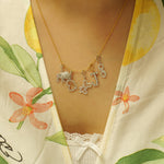 Load image into Gallery viewer, Butterfly Charm Natural Diamond Stacking Pendant: 14k Solid Gold Animal Wing Everyday Jewellery, Certified Jewelry, Ready To Ship