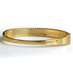 Load image into Gallery viewer, Gold Beaded Diamond Broad Bracelet, 14k Solid Gold, Natural Diamonds, Cluster Pave Bangle, Statement Bangle Bracelet, Stackable Jewelry