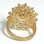 Load image into Gallery viewer, Solitaire Engagement Cocktail Diamond Ring, 14k Solid Gold Wedding Ring, Natural Diamonds, Bridal Jewelry, Gift For Her