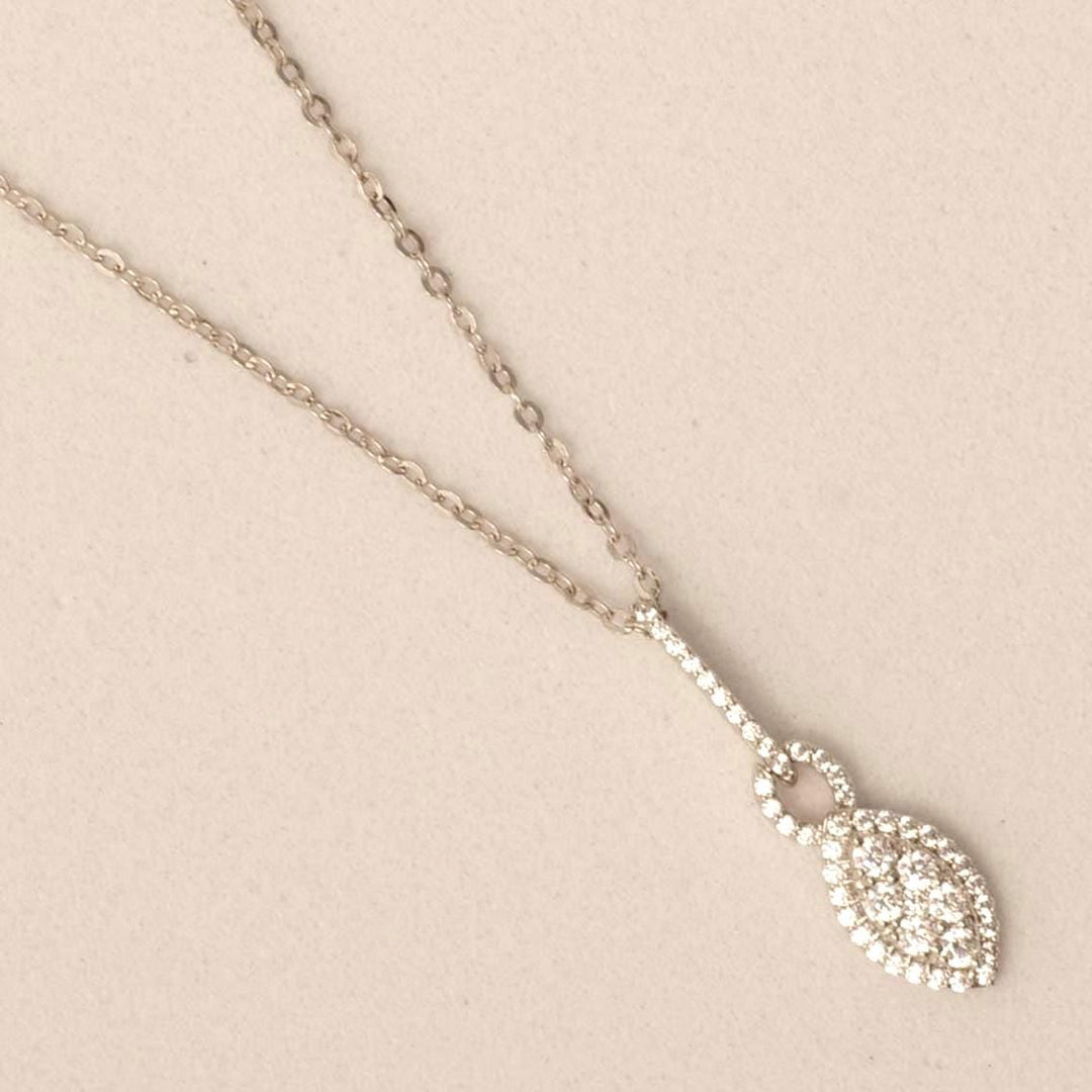 Halo Eye Illusion Diamond Pendant Necklace, 14k Solid Gold, Natural Diamonds, Marquise Cluster Chain Pendant, Minimalist Stackable Jewelry