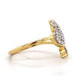 Load image into Gallery viewer, Diamond Heart Ring In 18K Solid Gold, Proposal Ring With Natural Diamonds, Ready To Ship, Women's Day Gift