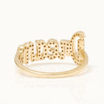 Load image into Gallery viewer, Dream Diamond Ring, 14k Solid Gold, Natural Diamonds, Personalized Statement Ring, Inspirational Jewellery, Everyday Ring, Certified Jewelry