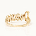 Load image into Gallery viewer, Dream Diamond Ring, 14k Solid Gold, Natural Diamonds, Personalized Statement Ring, Inspirational Jewellery, Everyday Ring, Certified Jewelry