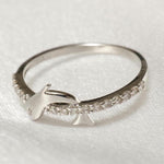 Load image into Gallery viewer, Dolphin Diamond Ring, 14k Solid Gold Fish Ring, Natural Diamonds, Everyday Diamond Jewelry, Stackable Ring, Ready To Ship, Women's Day Gift