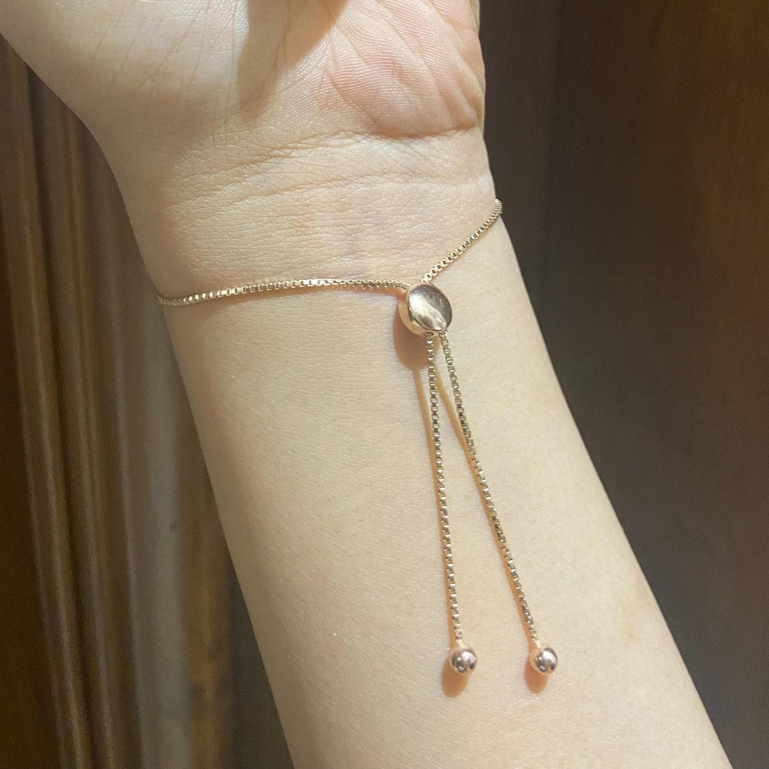 Diamond Circles Bolo Bracelet with Illusion setting in 14k Solid Gold, Natural Diamonds, Ready To Ship, Women's Day Gift