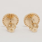 Load image into Gallery viewer, Evil Eye Diamond Kids Earrings, 14k Solid Gold Enamel Studs, Natural Diamond, Everyday jewelry, Gift for girl, Ready To Ship, HRD Certified