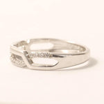 Load image into Gallery viewer, Chain Link Diamond Band, 14k Solid Gold, Stacking Band, Minimalist Pave Ring, Natural Diamonds, Everyday Jewelry, Gift For Her