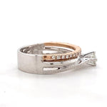 Load image into Gallery viewer, Solitaire Diamond Ring In 14k Solid Gold, Engagement Ring With Natural Diamonds, Gift for Women, Wedding Jewelry, Gift For Her