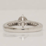 Load image into Gallery viewer, Vintage Natural Diamond Halo Ring: 14K Solid Gold Proposal Stacking Jewelry, IGI Certified, Ready To Ship