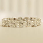 Load image into Gallery viewer, Diamond Eternity Band Ring, 14k Solid Gold, Natural Diamonds, Forever Wedding Ring, Stackable Jewelry, Promise Ring, Gift for Her