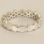 Load image into Gallery viewer, Diamond Eternity Band Ring, 14k Solid Gold, Natural Diamonds, Forever Wedding Ring, Stackable Jewelry, Promise Ring, Gift for Her