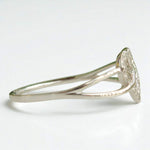 Load image into Gallery viewer, Heart Infinity Diamond Ring, 14k Solid Gold, Natural Diamonds, Promise Ring, , Everyday Stackable Jewelry Gift For Her