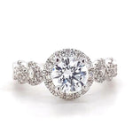 Load image into Gallery viewer, Round Solitaire Diamond Ring, 14k Solid Gold, Engagement Ring, Natural Diamonds, Bridal Wedding Jewelry, Gift For Her