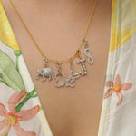 Load image into Gallery viewer, Infinity Natural Diamond Minimalistic Charm: 14k Solid Gold Everyday Stacking Necklace, Certified Jewelry