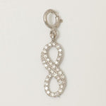 Load image into Gallery viewer, Infinity Natural Diamond Minimalistic Charm: 14k Solid Gold Everyday Stacking Necklace, Certified Jewelry