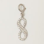 Load image into Gallery viewer, Infinity Natural Diamond Minimalistic Charm: 14k Solid Gold Everyday Stacking Necklace, Certified Jewelry