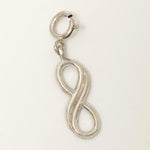 Load image into Gallery viewer, Infinity Natural Diamond Minimalistic Charm: 14k Solid Gold Everyday Stacking Necklace, Certified Jewelry