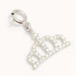 Load image into Gallery viewer, Crown Diamond Charm, 14k Solid Gold, Natural Diamonds, Queen Layering Necklace, Minimal King Everyday Pendant, Ready To Ship