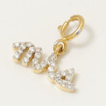 Load image into Gallery viewer, Mrs Script Diamond Charm Pendant, 14k Solid Gold, Natural Diamond, Personalized Layering Minimal Necklace, Ready To Ship, Certified Jewelry