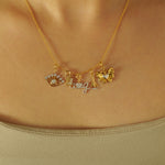 Load image into Gallery viewer, Sailboat Diamond Charm, 14k Solid Gold, Natural Diamonds, Nautical Stacking Pendant, Minimalistic Necklace, Ready To Ship, Certified Jewelry