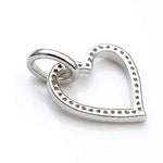 Load image into Gallery viewer, Open Heart Natural Diamond Minimalistic Pendant: 14k Solid Gold Layering Everyday Love Jewellery, Certified Jewelry