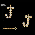 Load image into Gallery viewer, Initial Bezel Diamond Charm ,14k Solid Gold, Natural Diamonds, Letter Stacking Pendant, Minimal Necklace, Ready To Ship, Certified Jewelry
