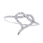 Load image into Gallery viewer, Heart Natural Diamond Proposal Ring: 14k Solid Gold Love Everyday Jewellery, Certified Jewelry