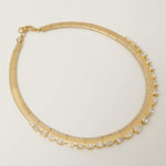 Load image into Gallery viewer, Pear & Marquise Natural Diamond Choker: 14k Gold Bridal Necklace, Certified Jewelry