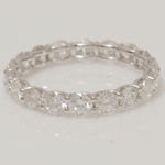 Load image into Gallery viewer, 14k Solid Gold Full Eternity Natural Diamond Band: Stackable Wedding Jewelry, Stackable Everyday Ring, Certified Jewelry