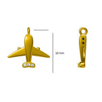 Load image into Gallery viewer, 14k Gold Diamond Airplane Charm Pendant: Travel Jewelry, Certified Jewelry, Ready To Ship