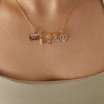 Load image into Gallery viewer, 14k Gold Diamond Bird Charm Pendant: Minimalist Layering Necklace