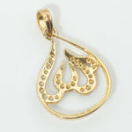 Load image into Gallery viewer, 14k Gold Allah Diamond Pendant: Islamic Religious Jewelry