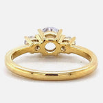 Load image into Gallery viewer, IGI Certified 1ct Lab Grown Diamond Ring: 14K Solid Gold Three Stone Engagement Ring