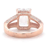 Load image into Gallery viewer, IGI Certified Lab Grown Emerald Cut Diamond Ring: 14k Solid Gold Solitaire Engagement Ring