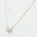 Load image into Gallery viewer, 14k Solid Gold Natural Diamond Stacking Necklace: Two-Stone Minimalistic Jewellery, Certified Jewelry