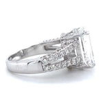 Load image into Gallery viewer, IGI Certified Lab Grown Emerald Cut Diamond Ring: 14k Solid Gold Solitaire Engagement Ring