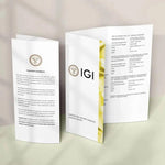 Load image into Gallery viewer, IGI Certified Lab Grown Diamond Engagement Ring: 14K Solid Gold Halo Solitaire Ring